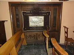 Plaque commémorant la bataille de La Grisoelle (1792).