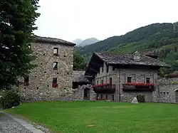 La Maison Gerbollier, siège de la maison communale et de la bibliothèque.