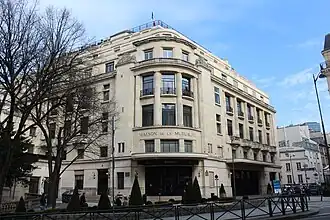 Vue en plan large de la Maison de la Mutualité à Paris en 2018.