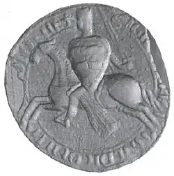 Sceau du comte Renaud de Dammartin-en-Goële, comte de Boulogne