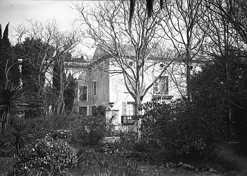 La maison photographiée en 1914.