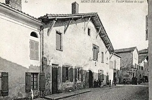 Façade la l'ancienne maison des Angelots