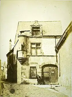 Maison des Anglais, photographie des frères Varin fin XIXe&nbsp;siècle, BM Reims, avant déplacement,