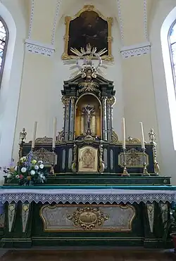 Maître-autel néo-baroque (XXe).