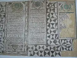 Mosaïques chrétiennes du musée.