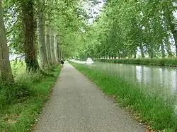 Le canal latéral à la Garonne à Malause.