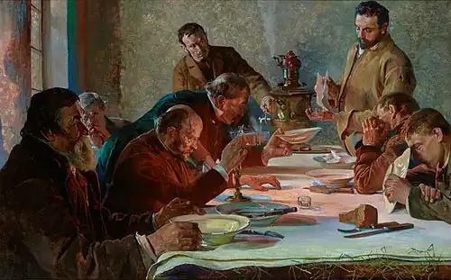 Noël en Sibérie, Jacek Malczewski.