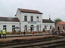 Le quai no&nbsp;1 a été reconverti en terrasse du café.