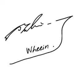 signature de Wheein