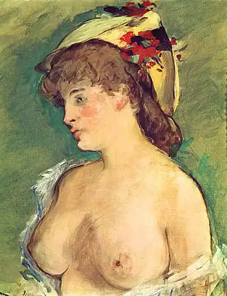 La Blonde aux Seins Nus (Manet)