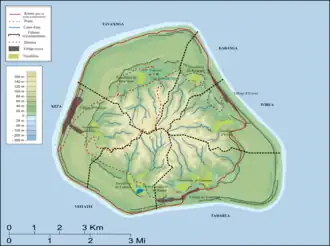 Carte de Mangaia