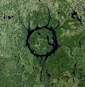 Image illustrative de l'article Astroblème de Manicouagan
