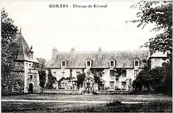 Le manoir tel qu'il se présentait avant sa destruction.