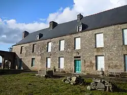 La façade Sud du manoir.