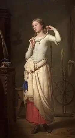 Marguerite devant le miroir (1866, musée du Prado)