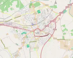 Carte de la ville de Lunel.