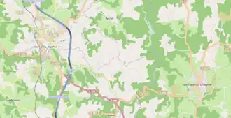 Carte de la ville de Frontignan.