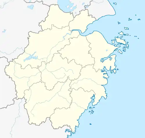 Voir sur la carte administrative du Zhejiang