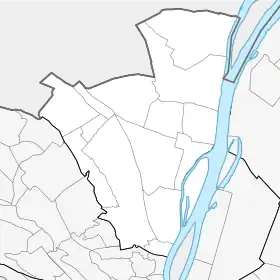 Voir sur la carte administrative du 3e arrondissement de Budapest