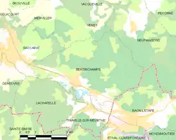 Carte de la commune.