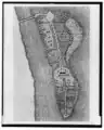 Carte d'Analostan Island faisant partie des cartes de la Ville de Washington par Robert King Plate.