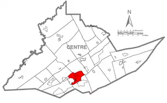 Localisation de College Township