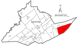 Localisation de Haines Township