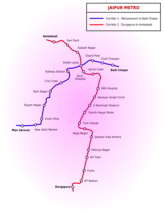 Image illustrative de l’article Métro de Jaipur