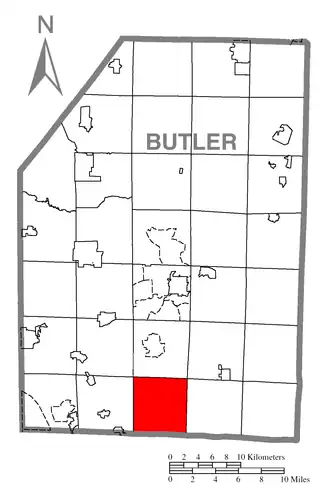 Localisation de Middlesex Township