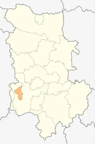 Localisation de Perouchtitsa