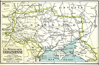 Définition des frontières à la suite de la conférence de Paris sur la paix, 1919