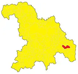 Localisation de Cantalupo Ligure