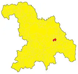 Localisation de Carezzano