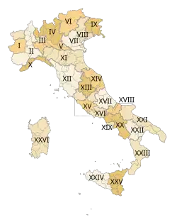 Carte des circonscriptions.