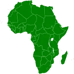 Carte d'Afrique