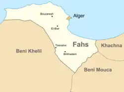Description de l'image Map of the Algiers Fahs.png.