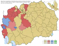 Carte des nationalités en 2021