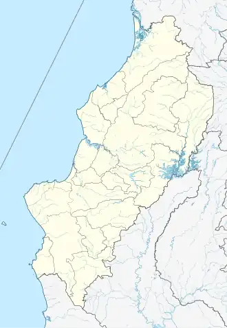 Voir sur la carte administrative de province de Manabí