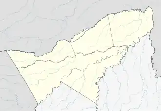 Voir sur la carte administrative du département de Pando