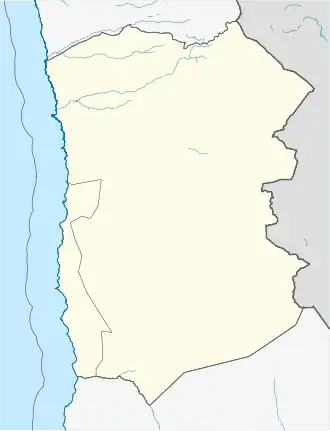Voir sur la carte administrative de la région de Tarapacá