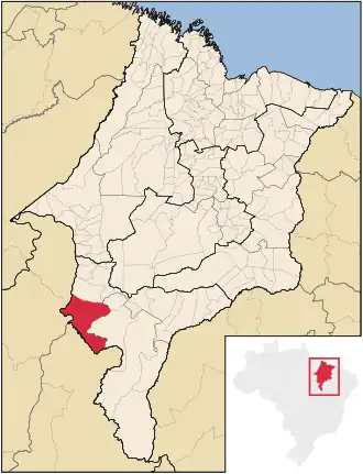 Localisation de Carolina