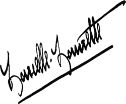 signature de Marcelle Maurette