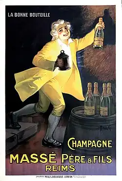 Champagne Massé (1910).