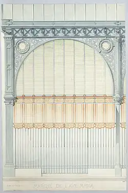 Détail d'une des travées.