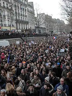 Sur le boulevard Saint-Martin.