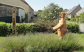 L'entrée du lotissement le Domaine du Riot-des-Glennes.