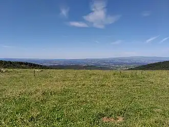 Panorama depuis les crêtes de la Margeride.