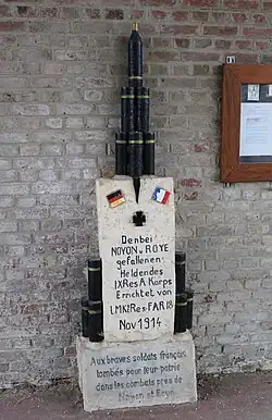 Stèle hommage allemande