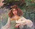 Jeune femme à la colombe, avant 1936.
