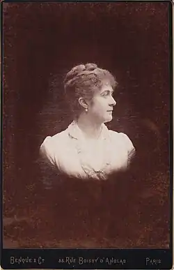 Marguerite Poelaert, fille de l'architecte Joseph Poelaert, épouse de Maurice Pauwels.